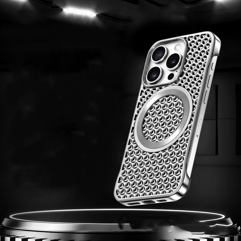 Honeycomb Heat Dissipation Magnetic iPhone Case - Ultra-Thin & Breathable