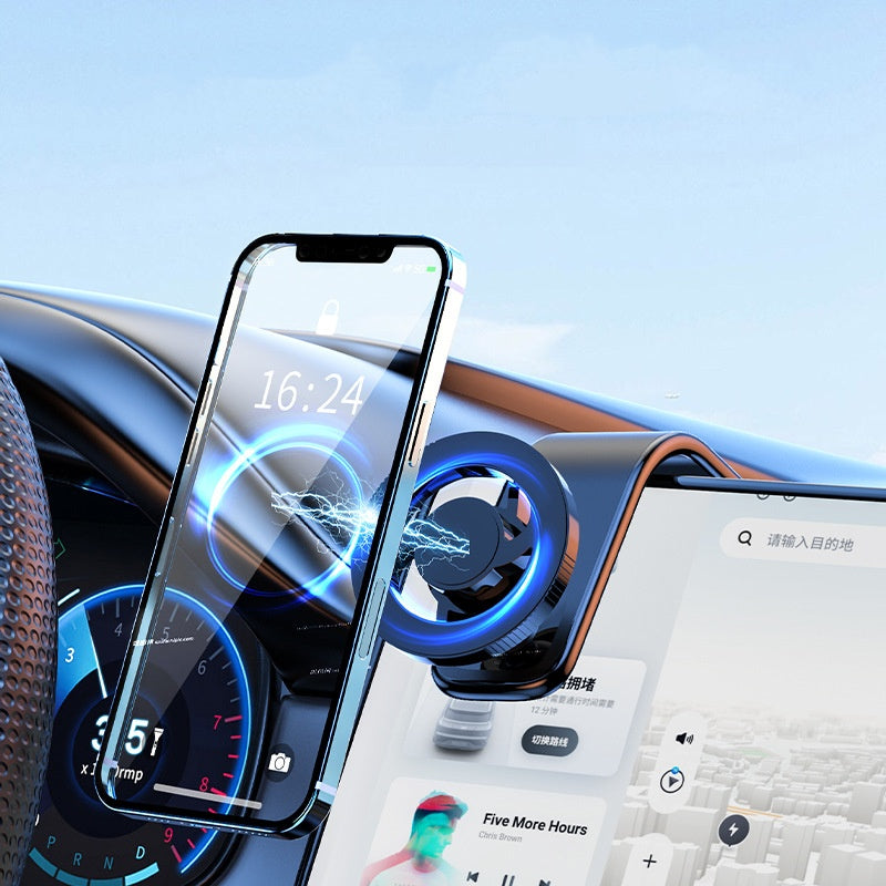 Classic Magnetic Car Phone Mount with Adjustable Arm