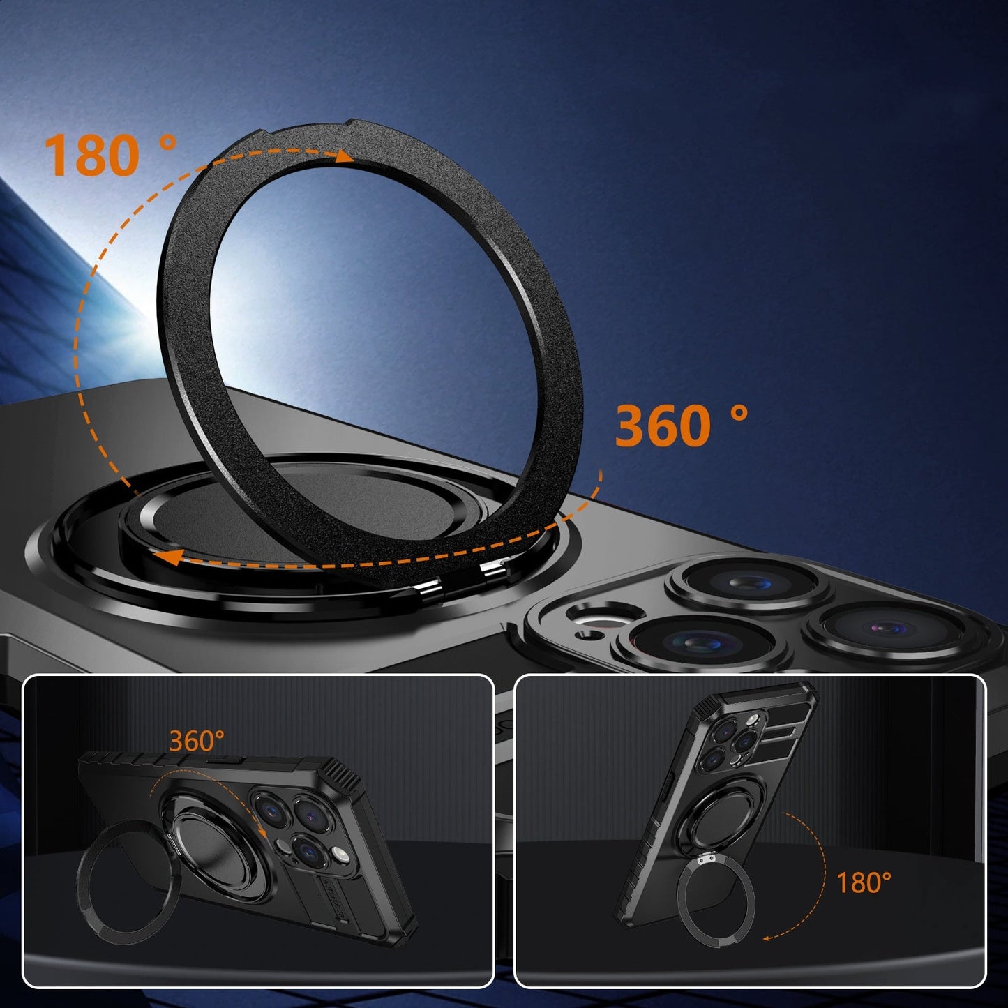 Military-Grade Air Cushion Protection iPhone Case