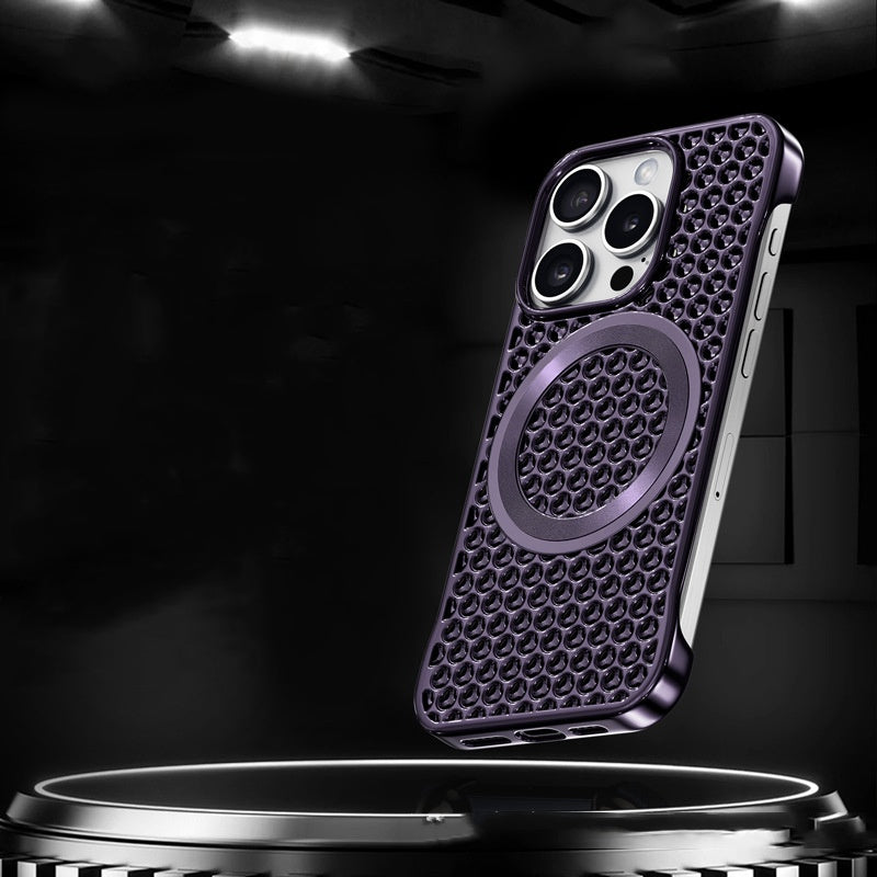 Honeycomb Heat Dissipation Magnetic iPhone Case - Ultra-Thin & Breathable