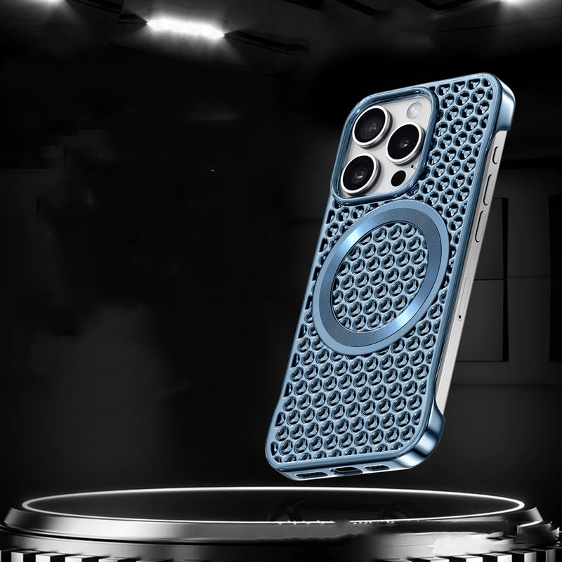 Honeycomb Heat Dissipation Magnetic iPhone Case - Ultra-Thin & Breathable