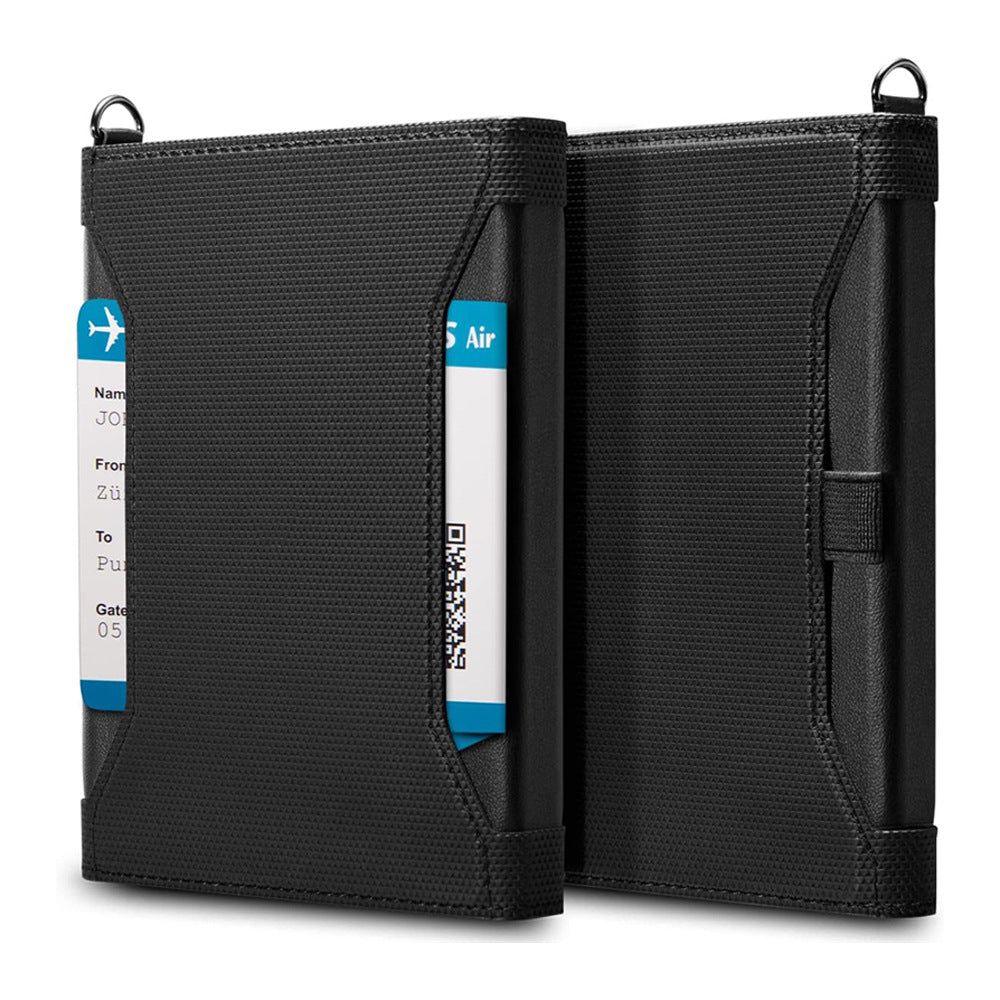 Multi-functional Travel Passport Organizer with RFID Protection