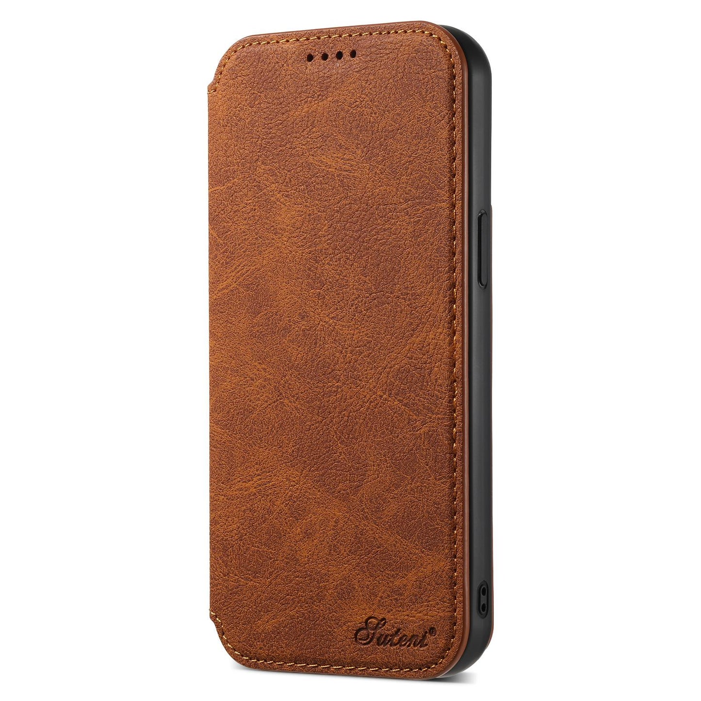 Executive Leather Wallet Case – MagSafe Compatible, Impact Protection