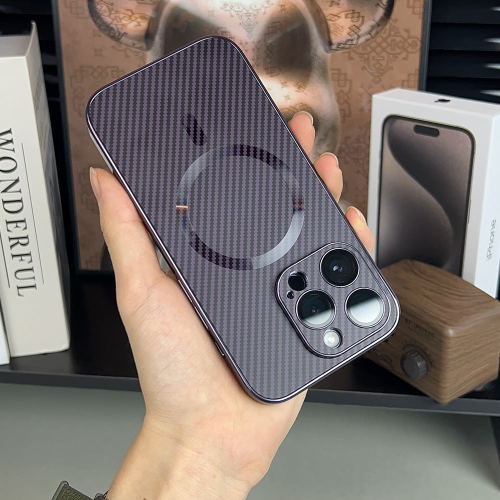 Carbon Fiber MagSafe iPhone Case: Ultra-Thin & Scratch Resistant
