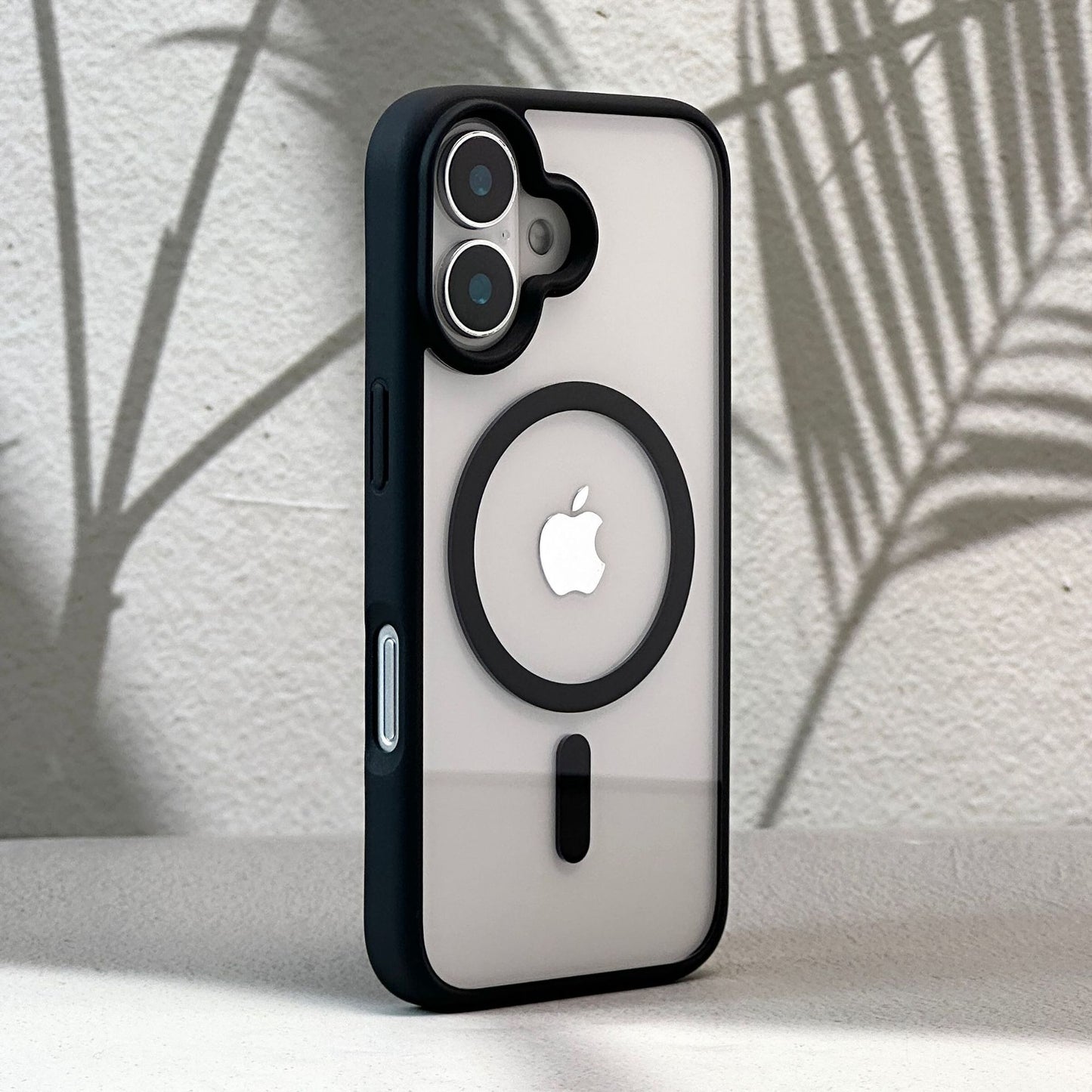 MagSafe-Compatible Transparent iPhone Case with Shockproof Protection