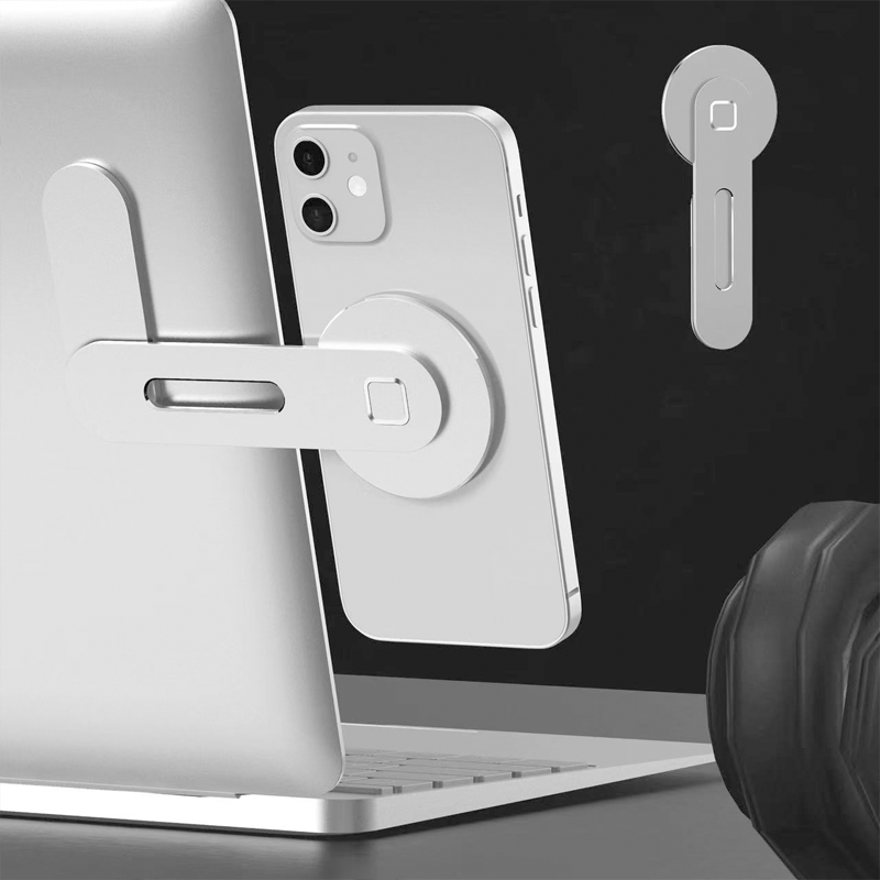 Magnetic Side Mount Clip – Phone Holder for Laptop Screen Extension & Sync Use