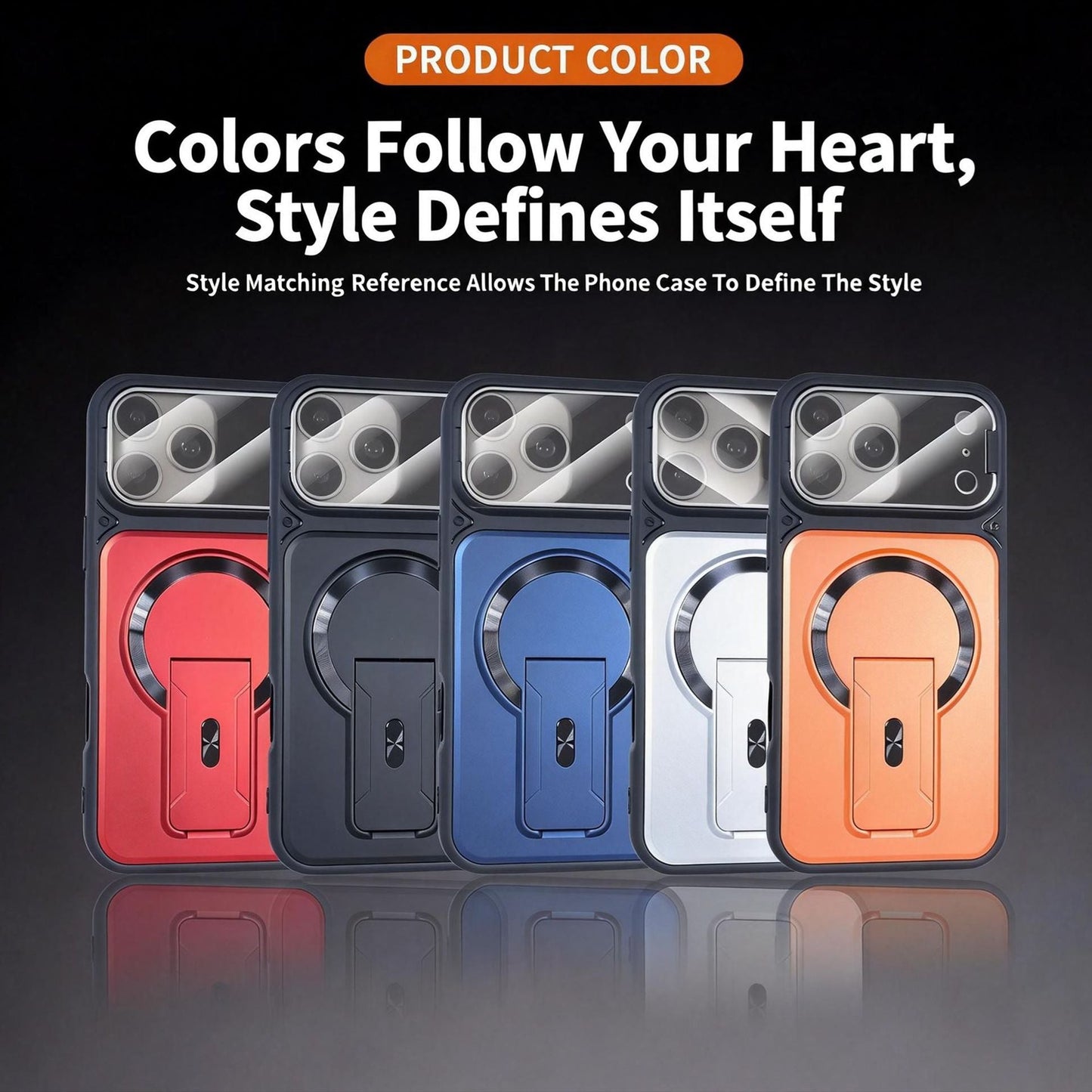 StealthGrip · Skin-Feeling Magnetic Case with Invisible Stand