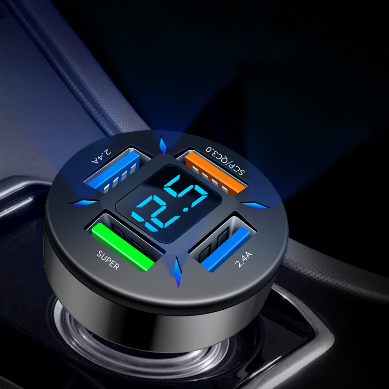 Car Charger:4-Port Fast Charging