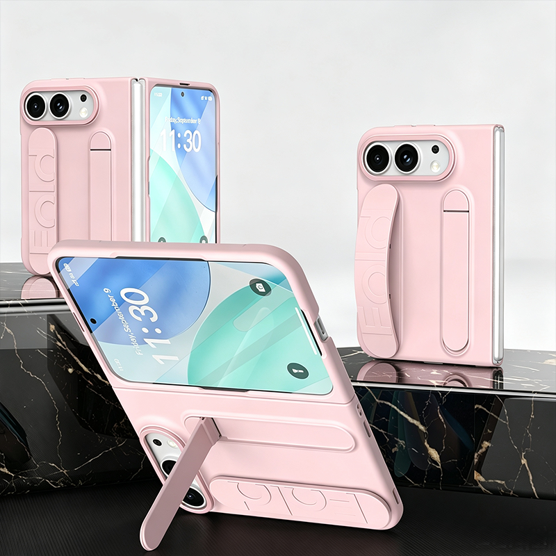 DuoGuard™ Protective Case for iPhone Duo – Wristband Kickstand & Tempered Glass Protector