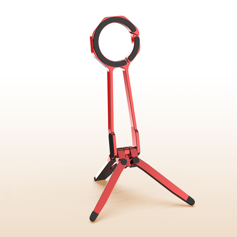 Portable Magnetic Tripod Phone Stand – Carabiner Design for Multi-Function Shooting