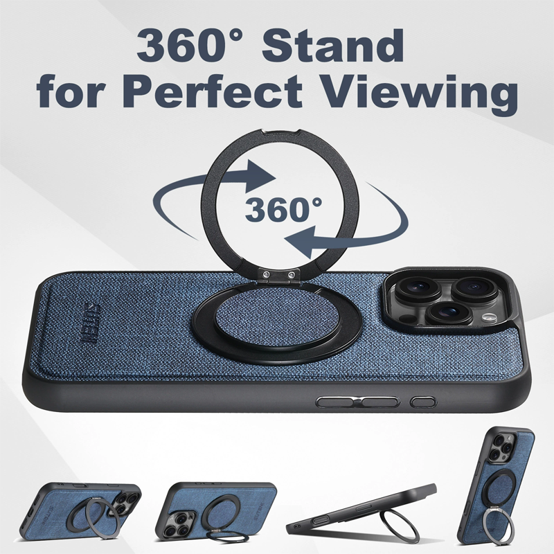 Suteni Classic Case – 360° Ring Stand,Wireless Charging