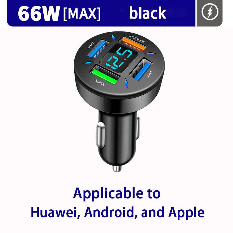 Car Charger:4-Port Fast Charging