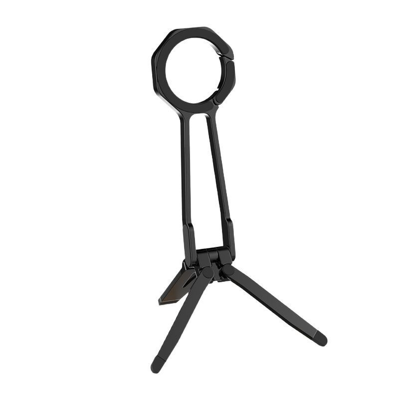 Portable Magnetic Tripod Phone Stand – Carabiner Design for Multi-Function Shooting