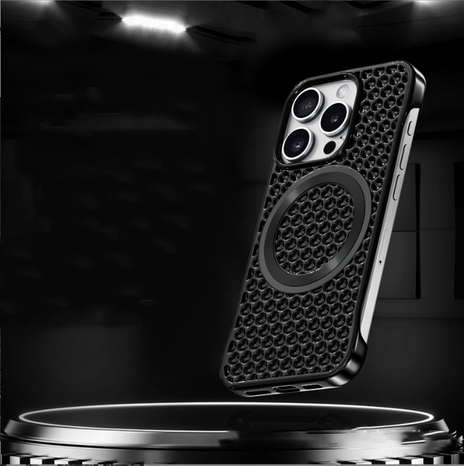 Honeycomb Heat Dissipation Magnetic iPhone Case - Ultra-Thin & Breathable
