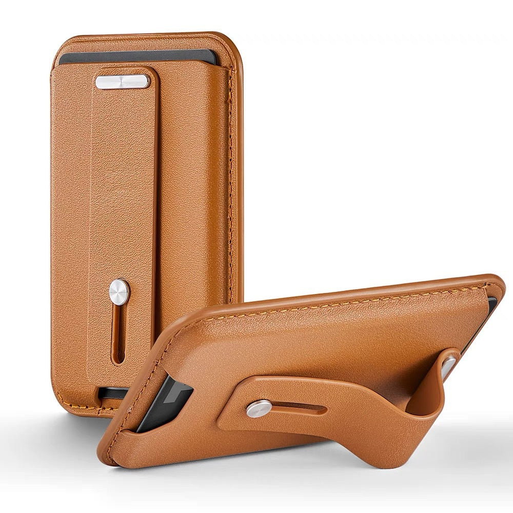 MagTrack™ Smart Finder Wallet Stand | MagSafe Premium Leather Card Case