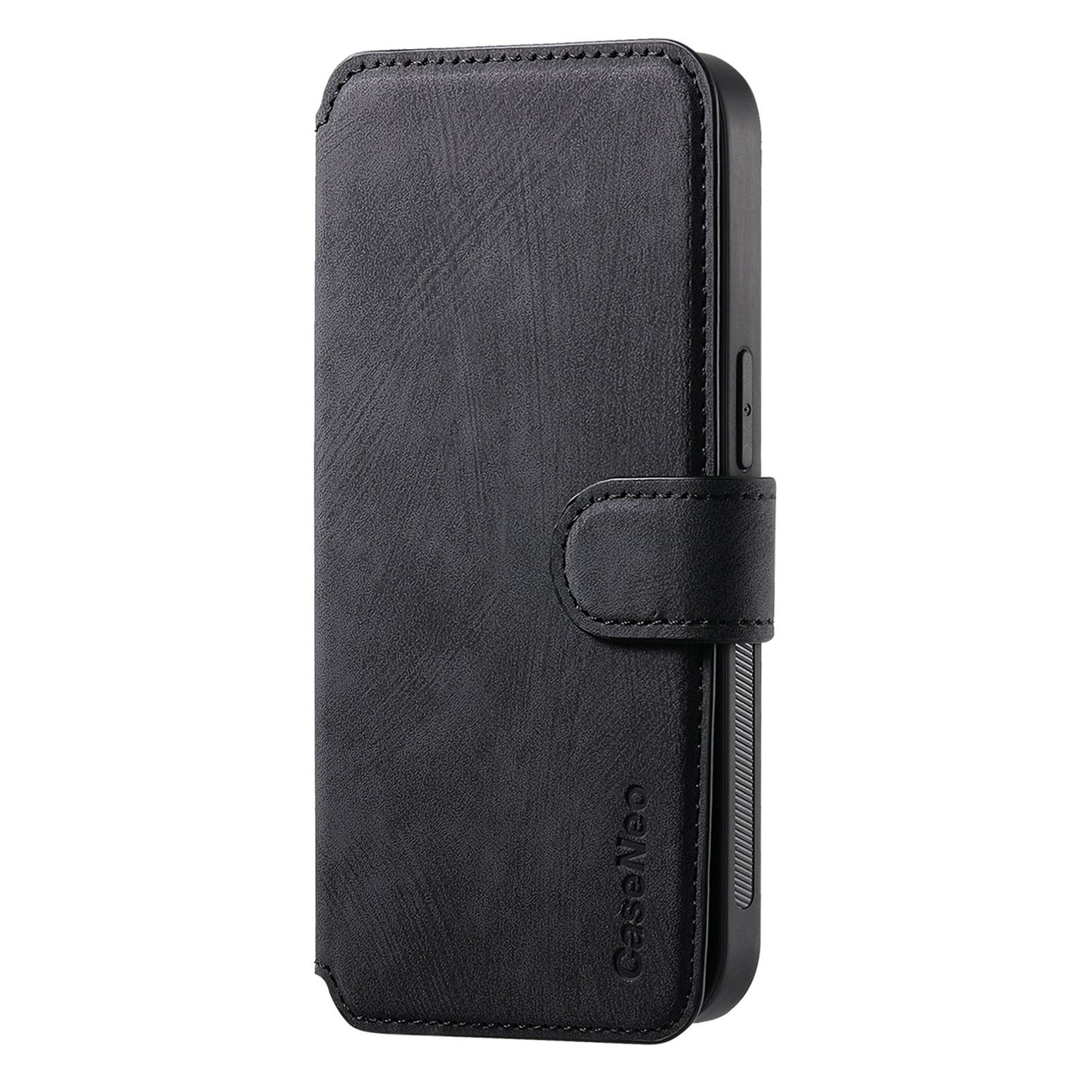 Leather Wallet Phone Case – Detachable Design & Wireless Charging Compatible