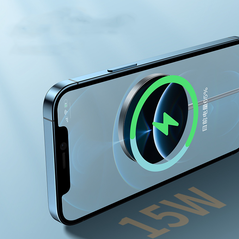 Magnetic Wireless Fast Charger - USB & Type-C 2-in-1