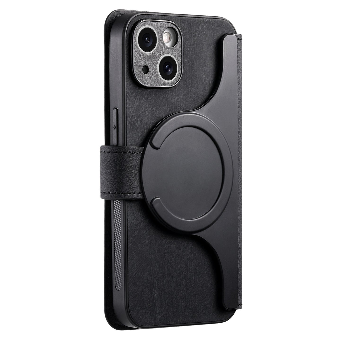 Leather Wallet Phone Case – Detachable Design & Wireless Charging Compatible