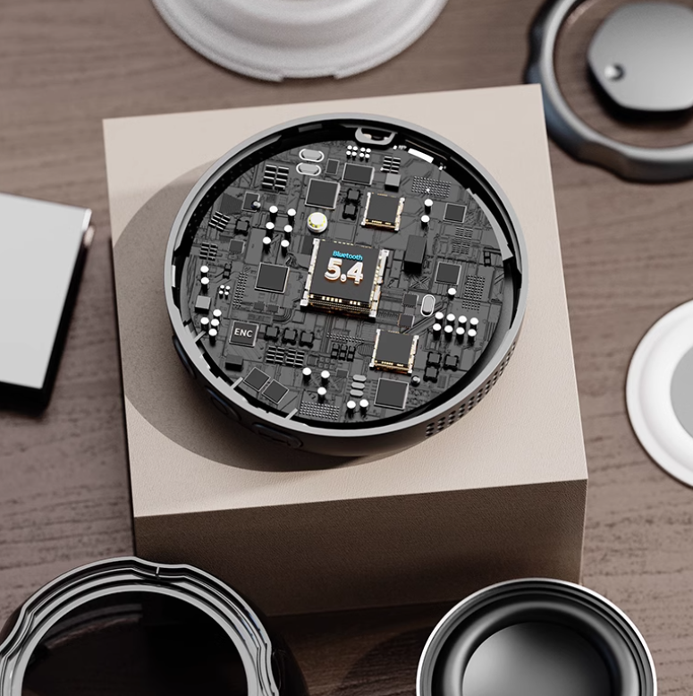 Mini Bluetooth Speaker - Magnetic & Ambient Light