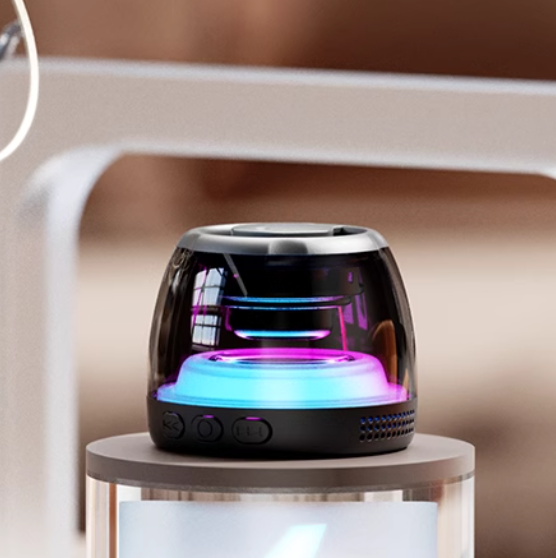 Mini Bluetooth Speaker - Magnetic & Ambient Light