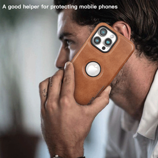 LuxGuard Leather Case – MagSafe & Ultimate Protection