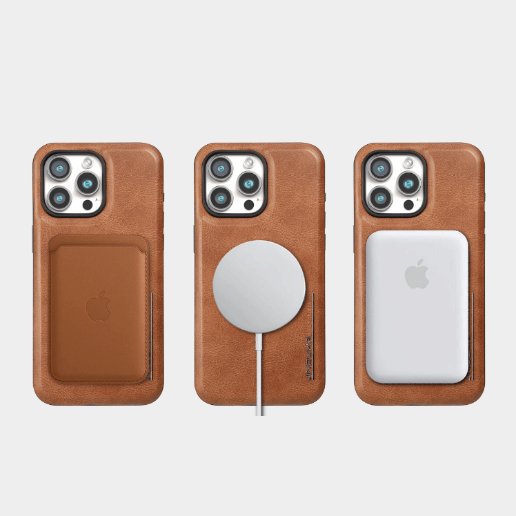 LuxGuard Leather Case – MagSafe & Ultimate Protection