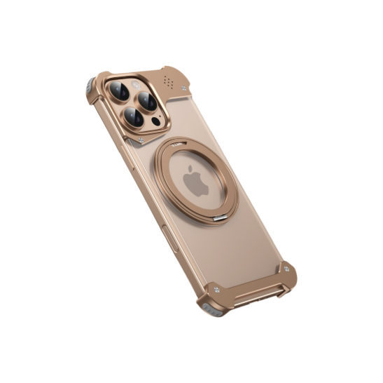 ForgeCraft Alloy 360° Rotating Case – Magnetic Charging & Aromatherapy Ready