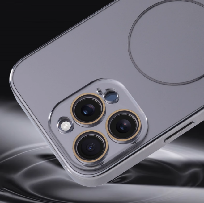 PureFrame Brushed Metal Frame Case – Magnetic Compatible & Lens Protection