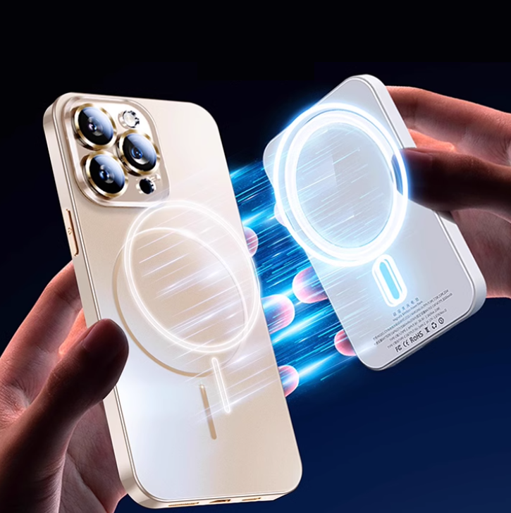 PureFrame Brushed Metal Frame Case – Magnetic Compatible & Lens Protection