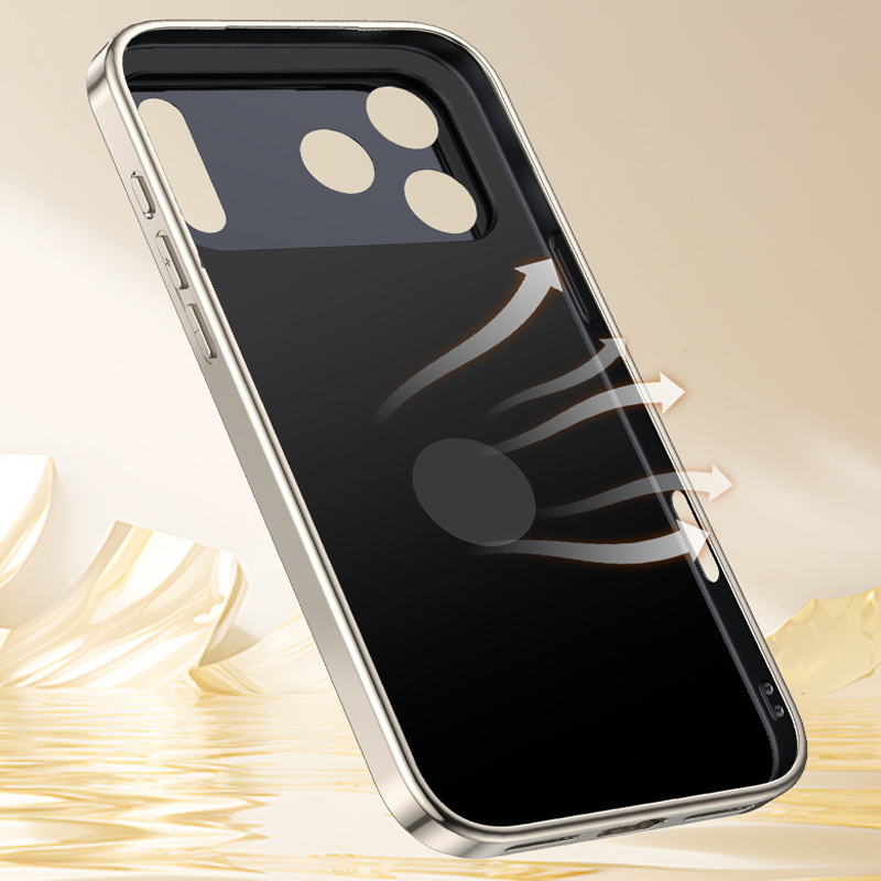 AurumSkin Stand Case – Premium Leather Texture & Magnetic Support