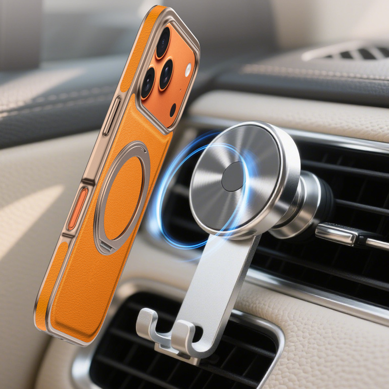 FlexiSpin Magnetic Case – Multi-Angle Stand & MagSafe Ready