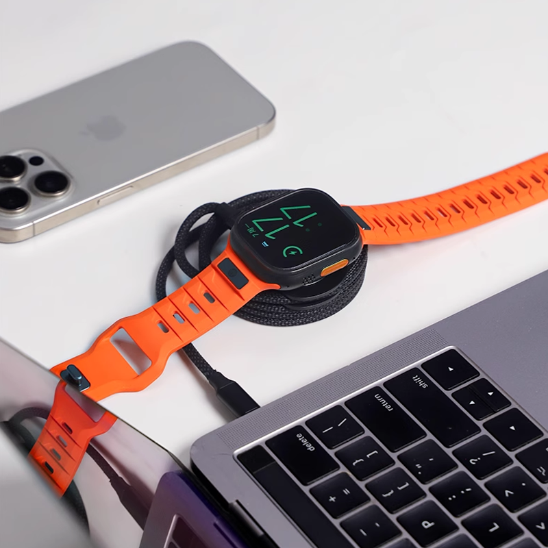 VoltMate DuoCharge Cable – 100W Fast Charging & Apple Watch Magnetic Charging