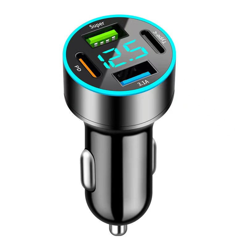 Car Charger:4-Port Fast Charging