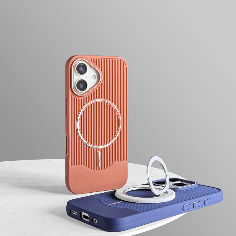 PureStripe Mag Case – Skin-Friendly Texture & MagSafe Ready