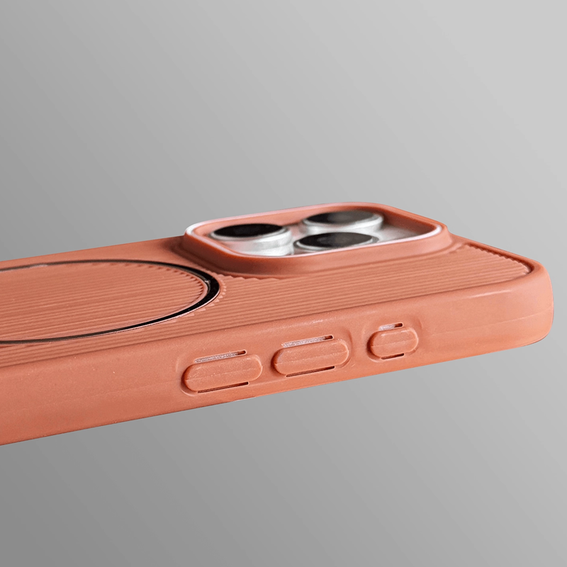 PureStripe Mag Case – Skin-Friendly Texture & MagSafe Ready