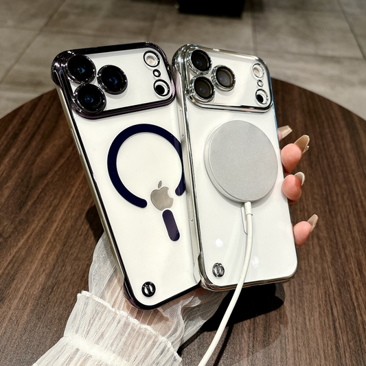 LumiClear MagSafe Case – Slim Design, Fingerprint-Resistant & Crystal Shine
