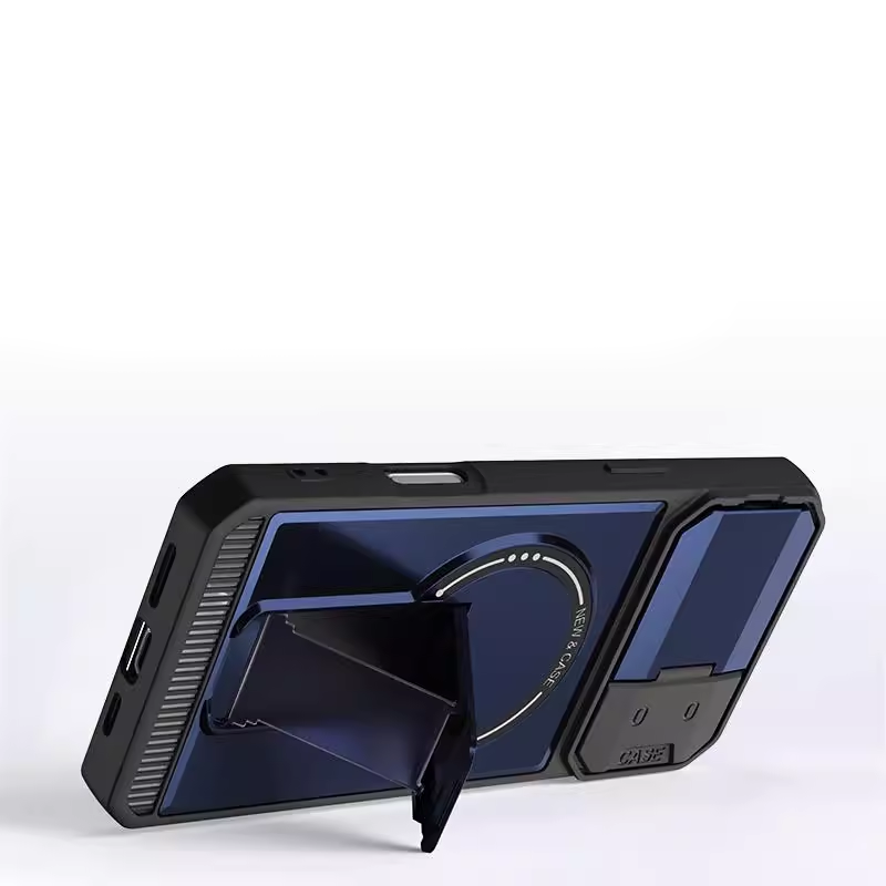 ArmorCore Mecha Stand Case – Magnetic Charging & Full Lens Shield