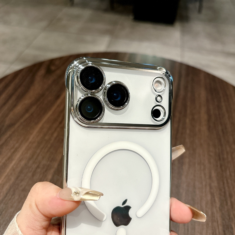 LumiClear MagSafe Case – Slim Design, Fingerprint-Resistant & Crystal Shine