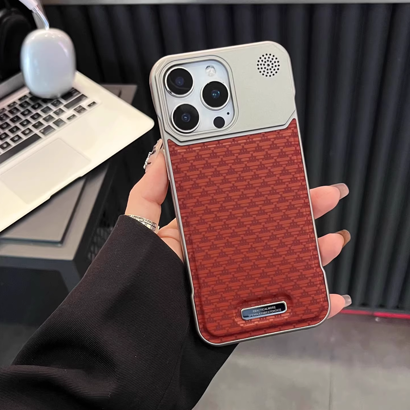 AeroCarbon Slim Case – MagSafe Ready, Oil-Resistant with Built-in Aroma