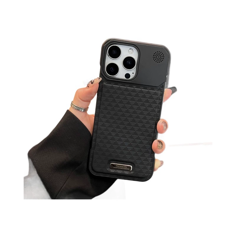 AeroCarbon Slim Case – MagSafe Ready, Oil-Resistant with Built-in Aroma