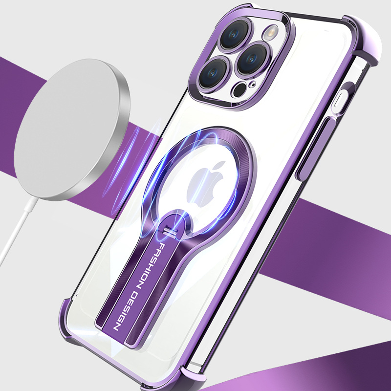 AuraEdge Magnetic Kickstand Case – Stylish, Strong & MagSafe Compatible
