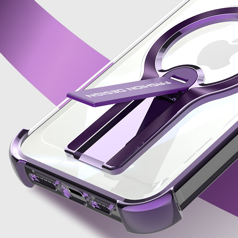 AuraEdge Magnetic Kickstand Case – Stylish, Strong & MagSafe Compatible