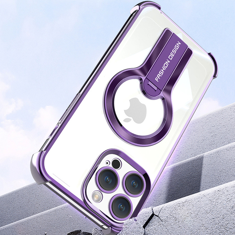 AuraEdge Magnetic Kickstand Case – Stylish, Strong & MagSafe Compatible
