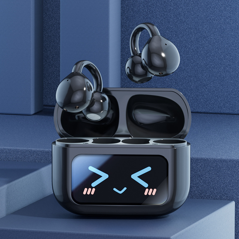 Ai Smart Ear Clip Earphones – Screen Control & Ultra-Long Battery