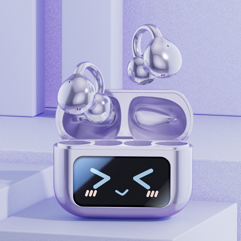 Ai Smart Ear Clip Earphones – Screen Control & Ultra-Long Battery
