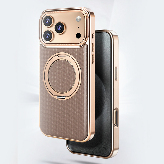 LuxFold Magnetic Leather Case – Professional Look & Built-in Stand