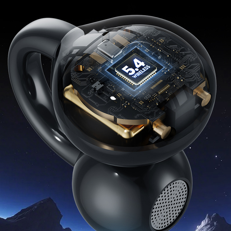 Ai Smart Ear Clip Earphones – Screen Control & Ultra-Long Battery