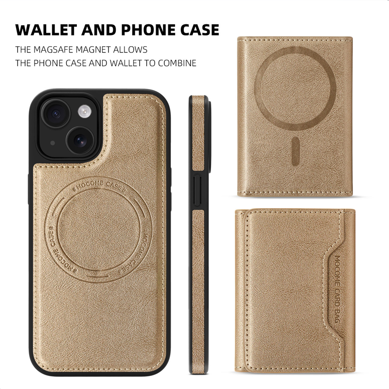 VaultSkin Multi-Function Wallet Phone Case – Magnetic Charging & Stand Function