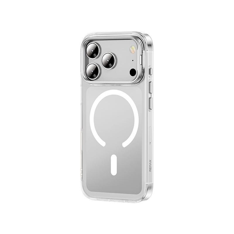 LumiEdge Magnetic Clear Case – Sleek Protection with Hidden Stand