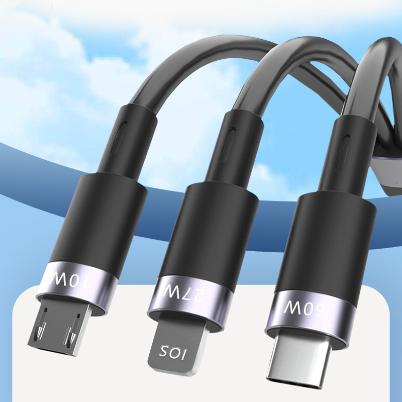 FlexiCharge Pro Cable – Retractable Design, Multi-Port & Fast Charging